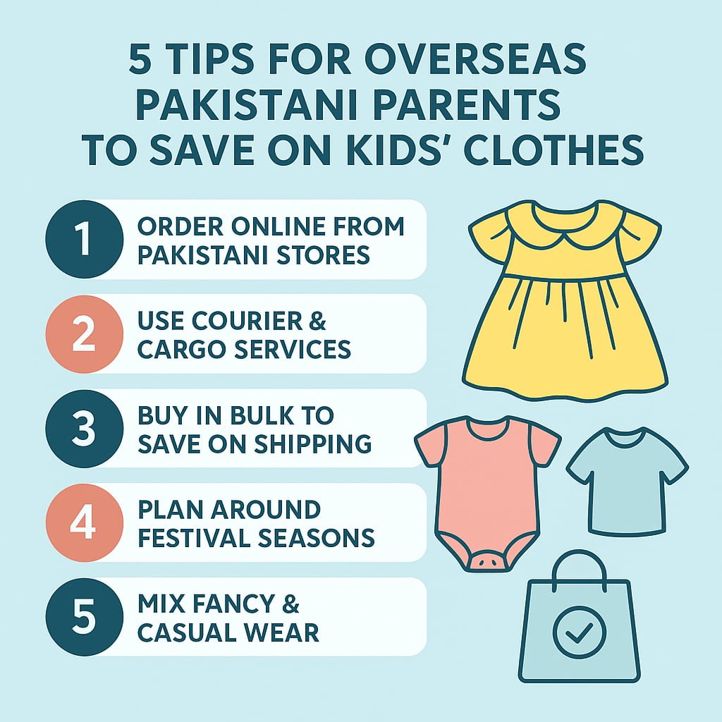 How Overseas Pakistani Parents Can Save on Kids’ Clothes from Pakistan