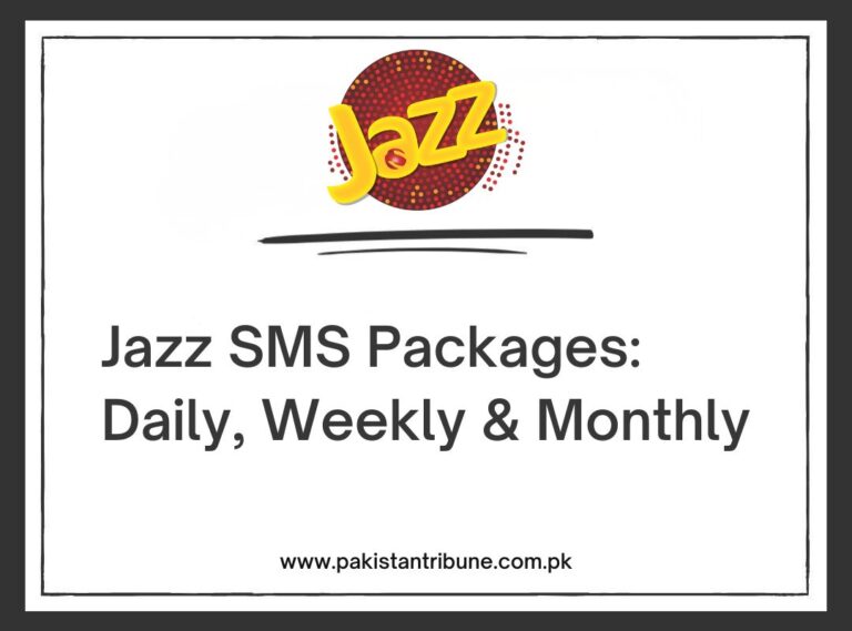 Jazz SMS Packages_ Daily, Weekly & Monthly