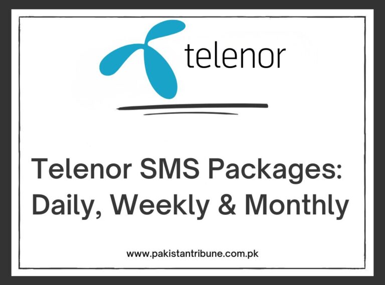 Telenor SMS Packages_ Daily, Weekly & Monthly
