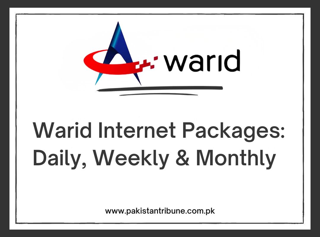 Warid Internet Packages_ Daily, Weekly & Monthly