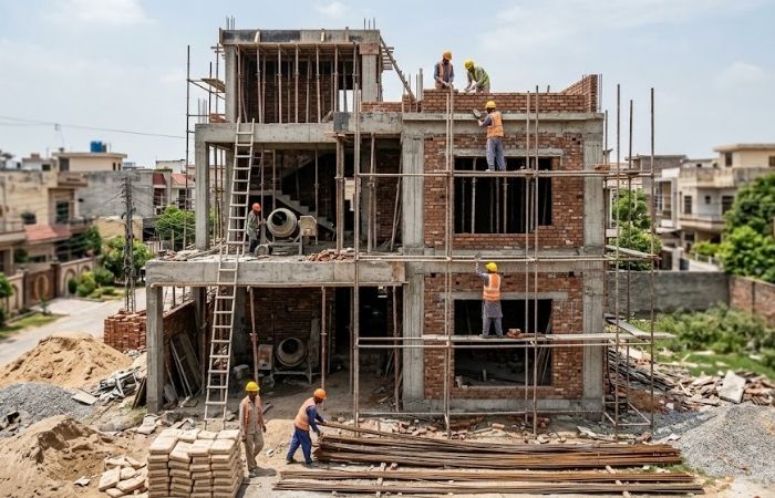 Grey Structure Construction in Lahore: What’s Included and Cost Factors